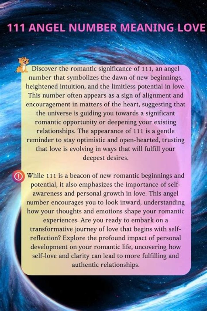 111 Meaning in Love: Unveiling the Spiritual Significance